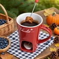 thumbnail image 6 of Bohorizon Sweet Fondue Cup,Chocolate Fondue Mug,Mini Individual Melting Cups for Dipping(Red), 6 of 8