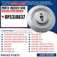 thumbnail image 3 of Whole Parts Range Burner Base with Ignitor Part# 003322-040 - Replacement & Compatible with Some Viking Burners or Ranges, 3 of 6
