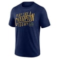thumbnail image 2 of Men's Navy Notre Dame Fighting Irish Plact Linear Vintage Tri-Blend T-Shirt, 2 of 3