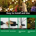 2pcs Outdoor Solar Powered Firefly Lights Bugs with Flickering