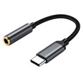 thumbnail image 2 of TP-1 Audio Adapter Gold-Plated DAC Digital Decoding Mini Type-C Male to 3.5mm Female Earphone AUX Converter Cable for Mobile Phone, 2 of 8
