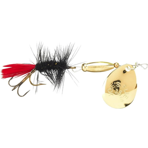 Joe's Flies Super Striker Elite Inline Spinner 1/16 oz Black Wooly Worm Gold