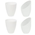 thumbnail image 1 of MasteelfCA 4Pcs Delicate Wall Lamp Plastic Light Shade Flat and Bevel Head Shape Lampshade, 1 of 8