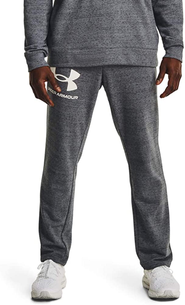 gray under armor sweatpants