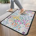 thumbnail image 4 of Pioneer Flower Floral Print Pattern Door Rugs,Washable Non Slip Door Mats Indoor,Decorative Door Mats,Entry Mat Indoor for Entrance,Bedroom,Kitchen,Bathroom,30"x17", 4 of 6