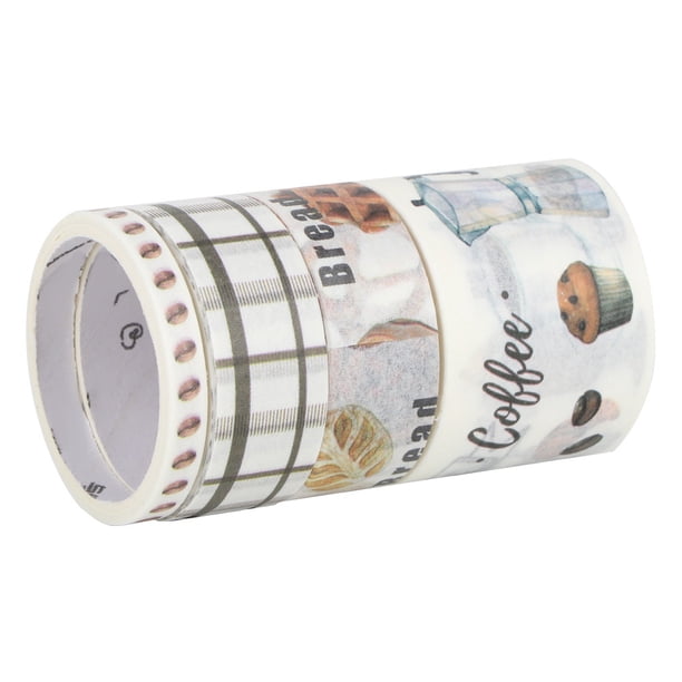 Cinta adhesiva, 4 rollos de cinta adhesiva adhesiva repetible con adhesivo novedoso, cinta washi con estándares líderes en la industria