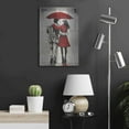 thumbnail image 6 of Luxe Metal Art 'Fall' by Loui Jover, Metal Wall Art, 16"x24", 6 of 9
