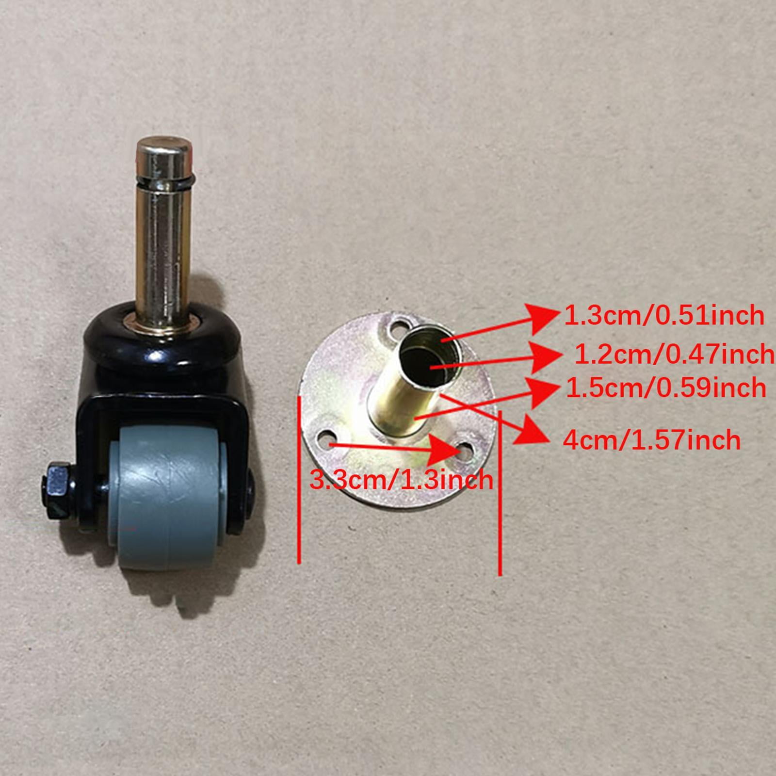 LeeQinersw Piano Wheel Heavy Duty Multifunction Piano Repair Part Universal Stem Caster single Nylon wheel