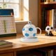 thumbnail image 4 of Football Themed Mug With Lid Spoon Gift Box Cute Ceramic Coffee Tea Cup A Great Gift For Sports Fans, 4 of 7