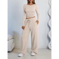 thumbnail image 2 of 2 Piece Lounge Sets for Women Fall Outfits 2025 Two Piece Travel Sweatsuits Business Casual Fashion Clothes, 2 of 12