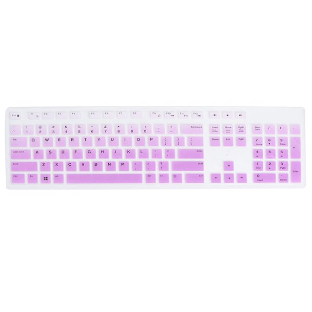funda protectora de silicona para teclado compatible con teclado con cable Dell KB216