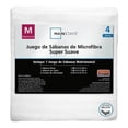 thumbnail image 1 of Juego De Sábanas Mainstays Matrimonial Liso Blanco, 1 of 4