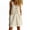 Beige, variant on Qiopertar Women's Round Neck Sleeveless Casual Dress Solid Color Summer Spring Beach Vacation Party Cocktail Night Out A-Line Comfy Stretchy Dress, Navy XL