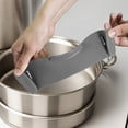 thumbnail image 2 of 1pc, Strainer, Silicone Pot Strainer, Adjustable Silicone Clip On Strainer For Pots Pans And Bowls, Kitchen Pot Strainer, Hand Held Pot Drainer, Fruit Washing Filter For Noodles Pasta Veggies, 2 of 4
