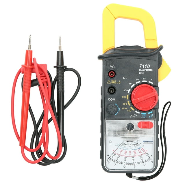 Pince Multimètre Précis Testeur de Tension Analogique à Main Électricien Mètre 7110