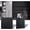 Black, variant on 30 pcs 11.8" x 11.8" Slat Wall Panel, 3D Fluted Textured Panel. - Black (29 sq. ft./Box)