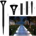 thumbnail image 2 of Elegantes luces solares para exteriores, iluminación de paisaje con diseño resistente al agua y patrones de luz decorativos para decoración de jardines, caminos, patios y entradas de vehículos, 2 of 6
