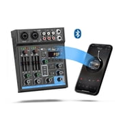 4 Channel Studio USB Interface Mini Mixer Professional Digital Board For Portable Mixing Compatible Function