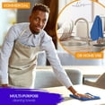thumbnail image 7 of GREEN LIFESTYLE Blue Shop Towels 12x14, 150 Pack, 100% Cotton Super Absorbent & Durable Shop Rags, Reusable Shop Rags Bulk, Multipurpose Cleaning Towels for Automobiles, Industries, Garage and Home, 7 of 7