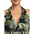 thumbnail image 4 of Madden NYC Juniors' Plus Size Double Tiered Halter Dress, 4 of 5