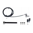 thumbnail image 4 of StarTech.com 25-Pack Universal Laptop Lock 6.6ft, Keyed Alike Locking Cable, Security Cable, Compatible w/Noble Wedge/Nano/K-Slot, Anti-Theft Cut-Resistant Cable - TAA - Security cable lock - black, silver - 6.6 ft (pack of 25), 4 of 13