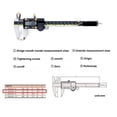 thumbnail image 2 of Calipers 500-196-20 Digital Caliper Stainless Steel Metric 6"Inch 0-150mm Range-0.001" Accuracy 0.0005" ,Easy to Operate, 2 of 5