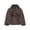 Brown, variant on Short Faux Fur Jacket for Women Lapel Cardigan Winter Fluffy Outwear Coat for Evening Dresses Dark Gray XS