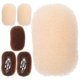 thumbnail image 4 of 6 pinzas para el pelo para mujer, almohadillas para el pelo, accesorios delicados para la cabeza, 4 of 5