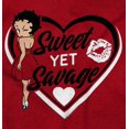 thumbnail image 2 of Betty Boop Sweet Yet Save Cute Sassy Women's Graphic T Shirt Tees Brisco Brands L, 2 of 6