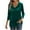 Army Green-02, variant on STETMN Cowl Neck Tops for Women 3/4 Sleeve Lightweight Pullover Shirt Casual Slim Fit Solid Tunic T-shirt