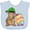 AE-Light Blue, variant on Inktastic Hip Hop Artist Cute Easter Bunny Painting Egg Boys or Girls Baby Bib
