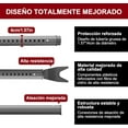 thumbnail image 4 of 1 Pack Adjustable Door Security Bar, Sliding Patio Door Stopper, 21-46 Inch Heavy Duty Door Jammer, Grey, 4 of 9