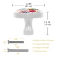 thumbnail image 3 of 4 Pcs Skull Knobs for Kitchen Cabinet Cupboard Dresser Bookcase Drawer Pulls Handles Round Home Decor, 3 of 5