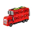 thumbnail image 3 of Camión de transporte de juguete, juego de almacenamiento de coches y transportador de juguete, camión, transportador Doble capa, 3 of 9