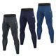 thumbnail image 1 of Pack de 3 mallas de compresión para hombre, mallas para correr, gimnasio, fitness, pantalones para c Abanopi Medias de compresión para hombre, 1 of 7