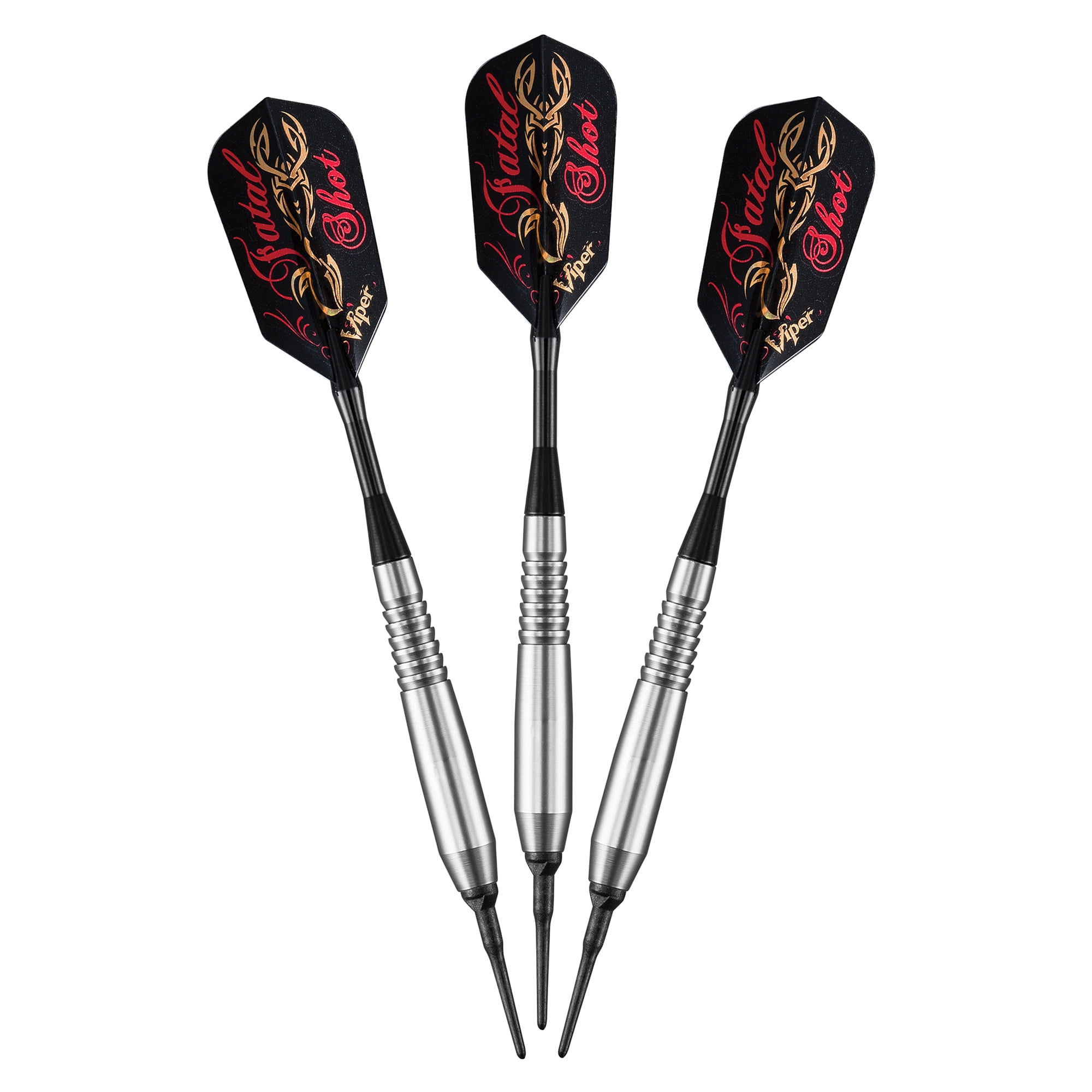 Viper Fatal Shot Underground Soft Tip Darts & Casemaster Black Single Dart Case