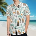 thumbnail image 5 of High Quality Hawaiian Shirts for Men Short Sleeve Aloha Beach Shirt Floral Summer Casual Button Down Shirts Blouses OBSZ4G, 5 of 7