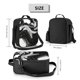 thumbnail image 2 of Disketp Fluid Black White Paint Swirls Bolsa Térmica Estampada para Almuerzo, Lonchera para Hombres y Mujeres Adultos, 2 of 7