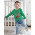 thumbnail image 3 of Santa I'm Digging Christmas Gift For Boys Toddler Kids Long sleeve T-Shirt, 3 of 6