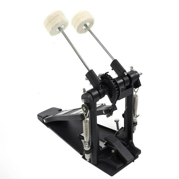 YOUTHINK Drums Pedal Double Bass Dual Foot Kick Percussion Drum Set Accessories, Drum Pedal