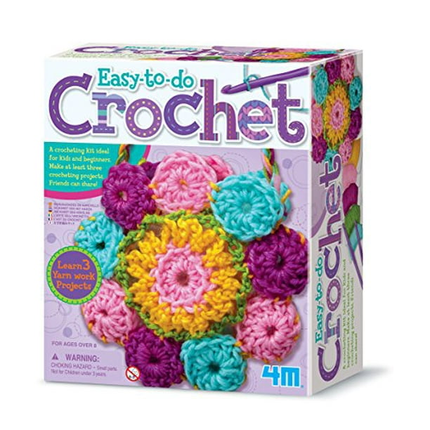 Craftbud Beginner Crochet Kit for Adults and Kids, 80 Piece Crochet Set  with Step-by-Step Guide and Projects Book, Crochet Starter Kit