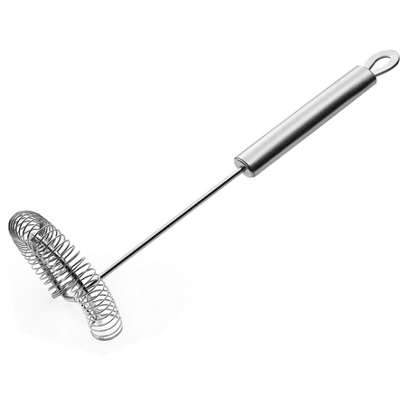 

Stainless Steel Spring Whisk Egg Whisk Hand Push Whisk Blender French Style Whisk Wire Whisk for Egg Beater Kitchen Utensil for Blending Whisking Beating and Stirring