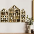 thumbnail image 6 of Set of 3 Multip Sized Wooden Shadows Boxes Wall Display Shelves for Collectible Figures Storage Organizersle, 6 of 8