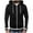 A-Black, variant on Puliio Mens Plus Size Hoodies Autumn Color Block Long Sleeve Oversize Hooded Pullover With Zipper Cap Minimalist Trendy Jacket Cardigan Casual Hoody Sweatshirts With Pocket