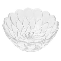 UNOMOR Transparent Glass Pudding Bowl for Storage with Thickened Heat Resistant Glass Ideal for Fruits and Desserts 7.87 Inches