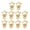 Gold Star A, variant on 10Pack Cute Pentagram/Moon Hollow Keys Chain Keys Rings Keychain DIY Accessories