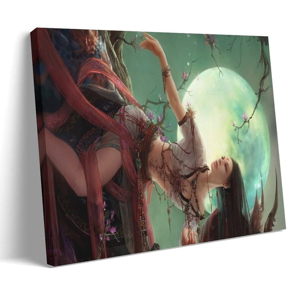 Abstract Fantasy Luis Royo Drawings Swords Wall Art Deco Posters (2) Canvas Printing For Room Aesthetic Decoration Painting Posters Canvas Poster Room Aesthetic Decorative Wall Art