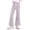 Gray, variant on zbxnLI 5-15 Years Girl's Flared Leg Pants Elastic Waisted Slim Casual Pants Outdoor Sports Comfy Trousers with Pockets