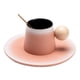 thumbnail image 1 of Taza de café de 200 ml, juego de tazas de café con platillo, adecuada para fiestas familiares en cafeterías., 1 of 5