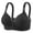Black, variant on Sports Bras for Women Seamless Wireless Supportive Bra 2026 No Underwire Support Smooth Bralettes Black, Size 36